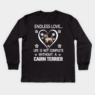 Cairn Terrier Lovers Kids Long Sleeve T-Shirt